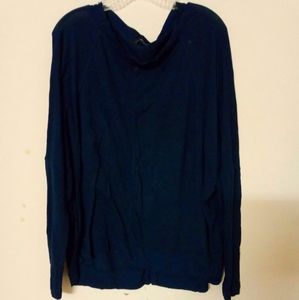 Zara boatneck sweatshirt top blouse Sz L